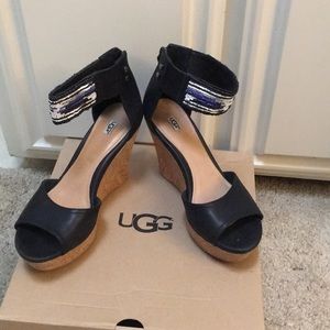 Only used about 2-3 times ugg wedges